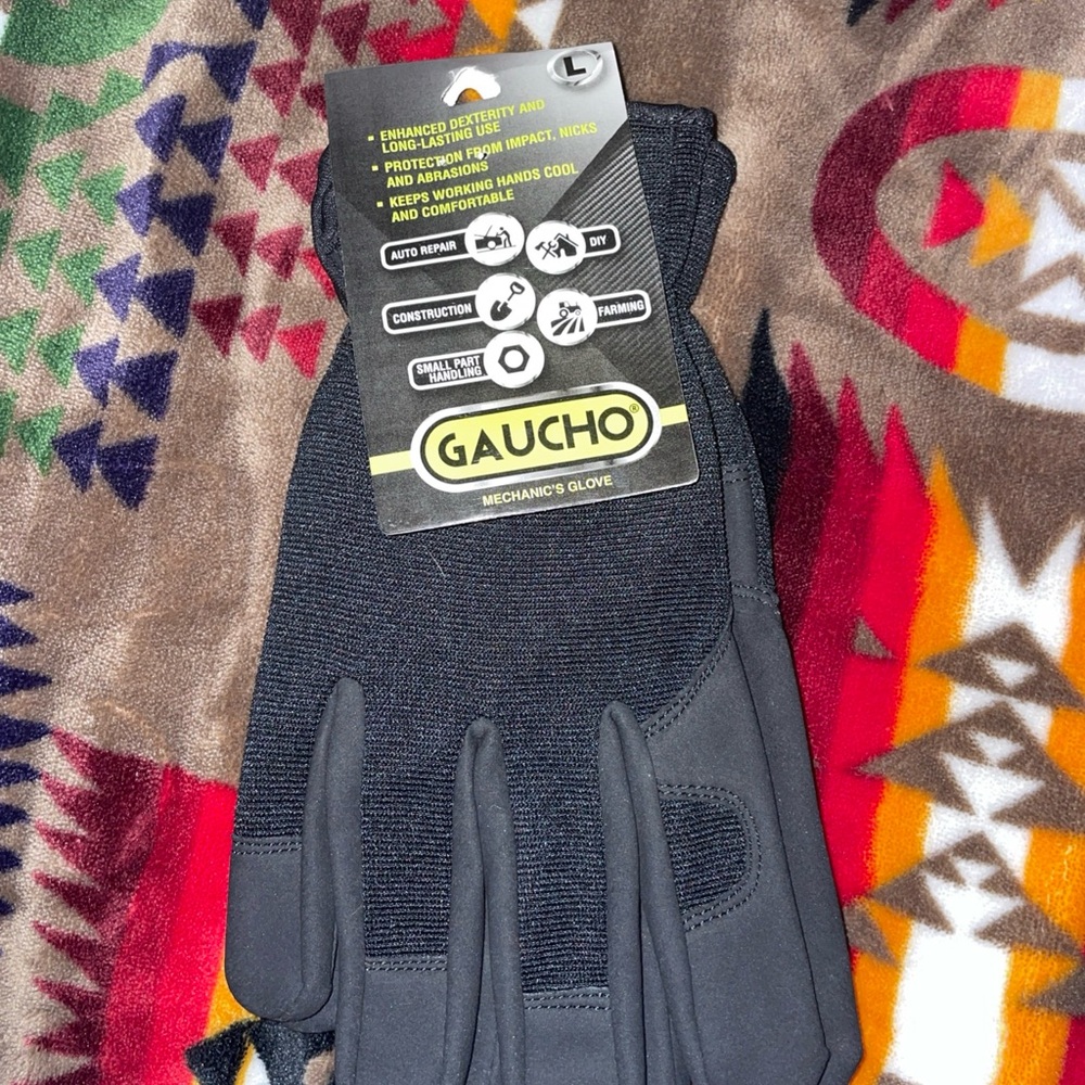 Black Mechanic's Gloves